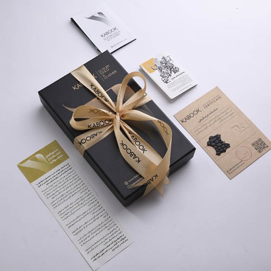 کیف پول زنانه چرم لیزارد مشکی