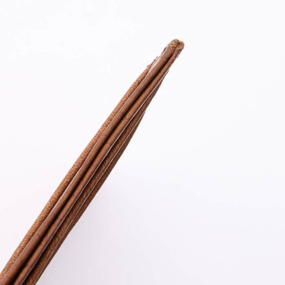 کیف کارت چرم عسلی