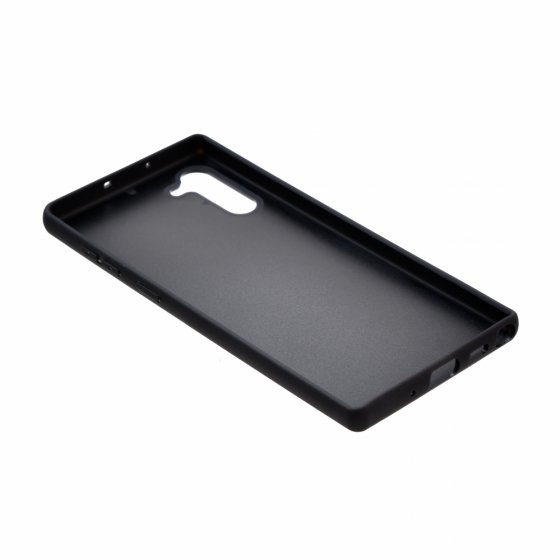 قاب موبایل سامسونگ Note 10 چرم مشکی