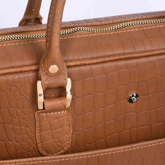 کیف اداری چرم عسلی