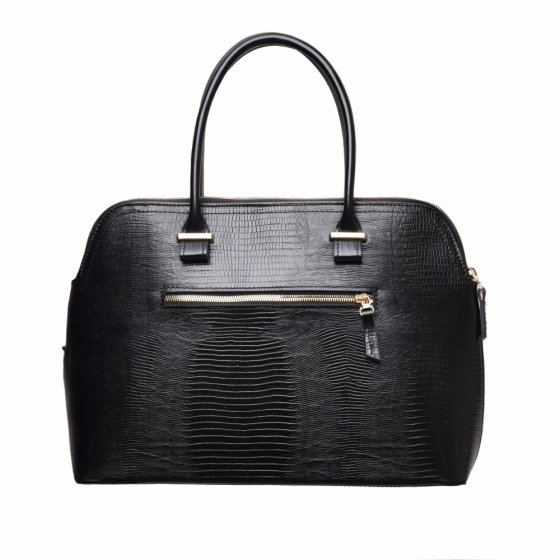 کیف مجلسی زنانه مدل دیوید چرم لیزارد مشکی