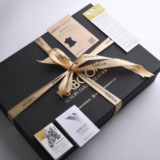 کیف دسته چک چرم عسلی