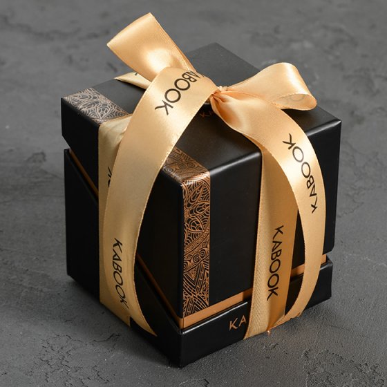 دستبند مردانه طلا چرم حرف D