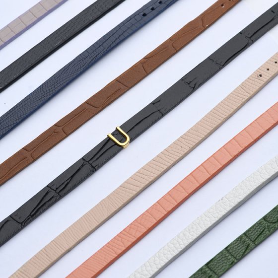 دستبند مردانه طلا چرم حرف U