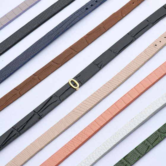 دستبند زنانه طلا چرم عدد 0