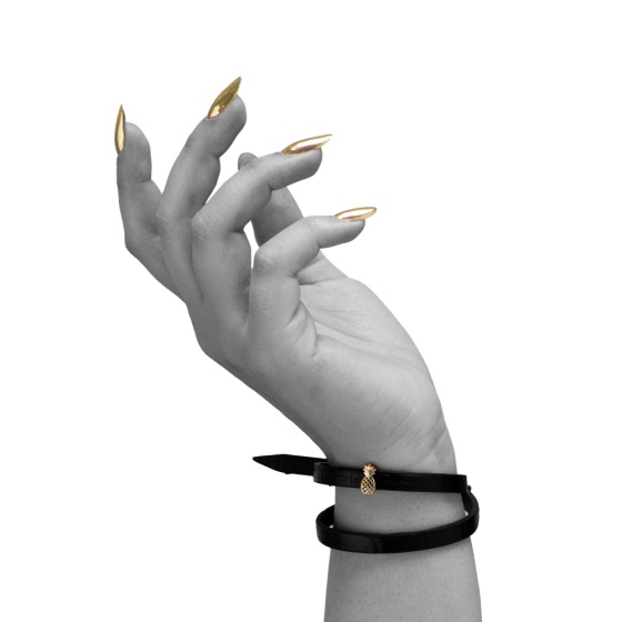 دستبند طلا زنانه آناناس