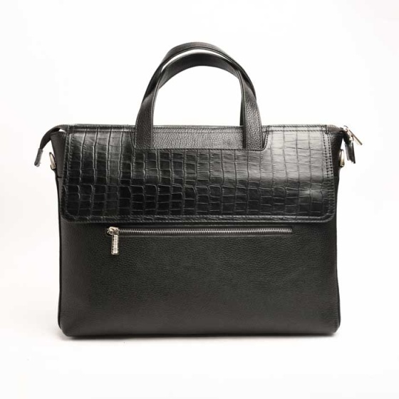 کیف اداری طرح سپهر چرم فلوتر مشکی