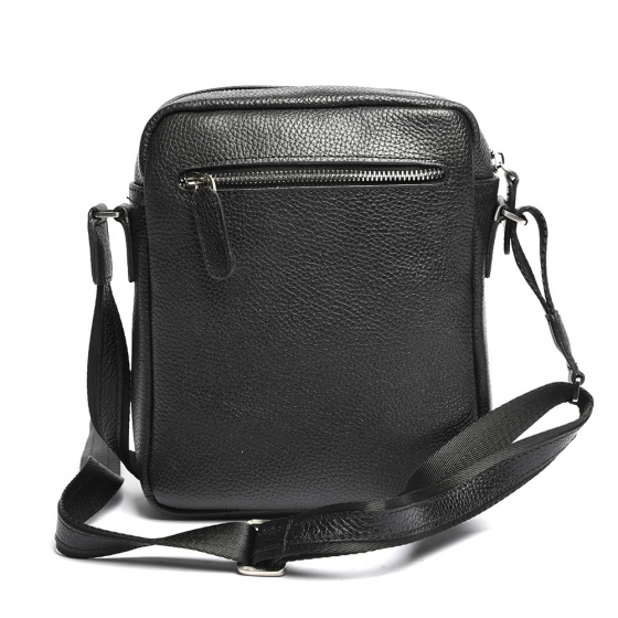 کیف کراس بادی مردانه طرح هامون چرم فلوتر مشکی