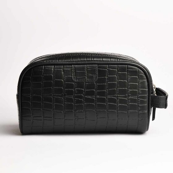 کیف دستی مردانه طرح دیزل کوچک چرم کروکودیل مشکی
