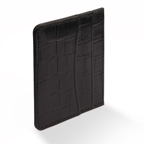 کیف کارت چرم مشکی