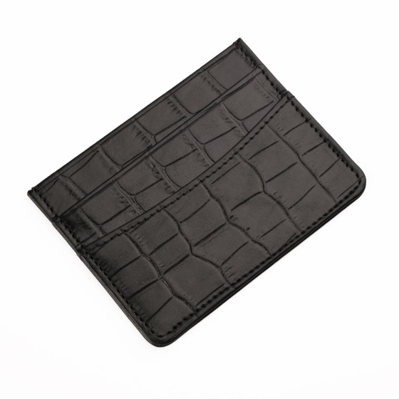 کیف کارت چرم مشکی