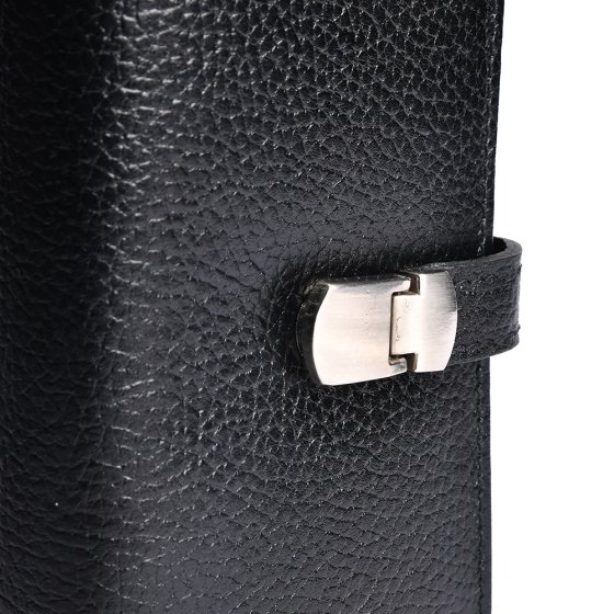 کیف پول زنانه طرح تبسم چرم فلوتر مشکی