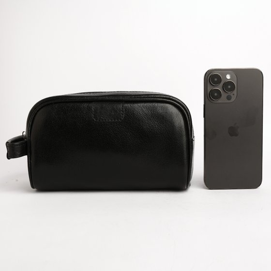 کیف دستی مردانه طرح دیزل چرم ساده مشکی