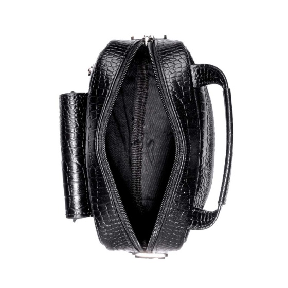 کیف کراس بادی مردانه طرح ساتیا چرم فلوتر مشکی