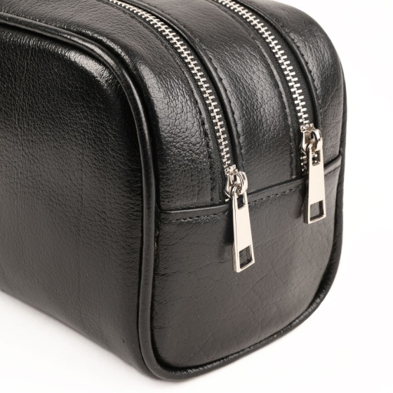 کیف دستی مردانه دیزل بزرگ چرم ساده مشکی