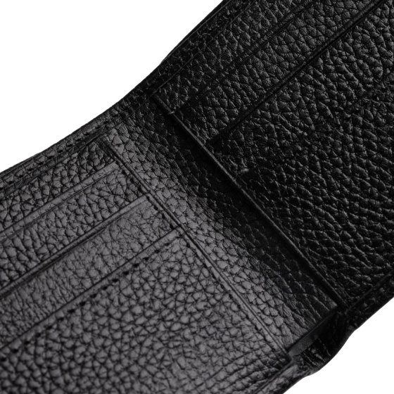 کیف پول جیبی چرم فلوتر مشکی