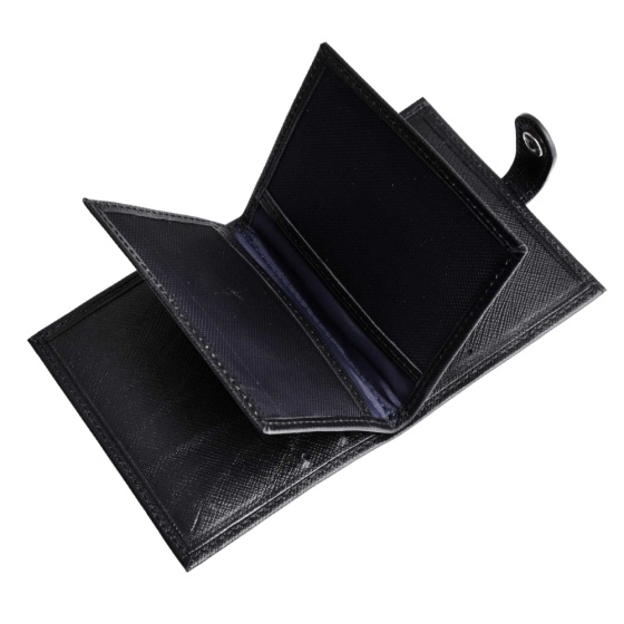 کیف کارت 4 لت چرم مشکی مونت بلانک