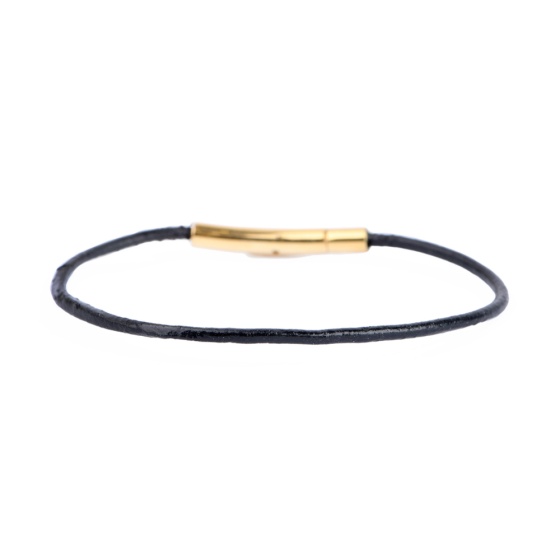 دستبند زنانه تک دور لول مشکی