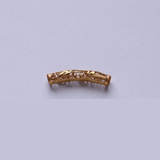 دستبند مردانه طلا فیوژن طرح شعر (خودرا بنگر تمام عالم در توست)