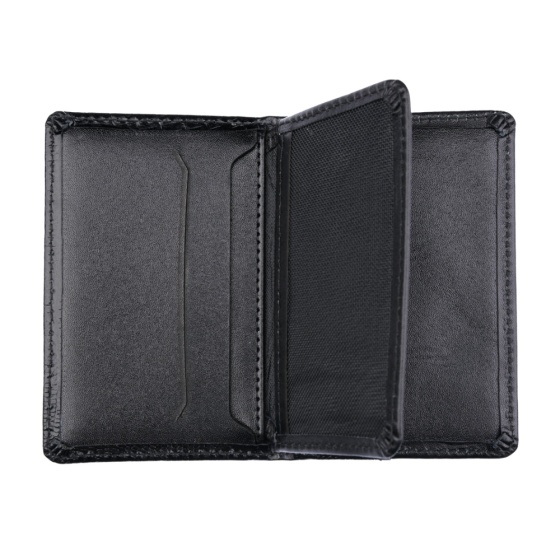 کیف کارت طرح مسیحا چرم لیزارد مشکی