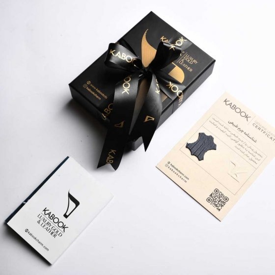 کیف کارت طرح فاتر چرم فلوتر مشکی