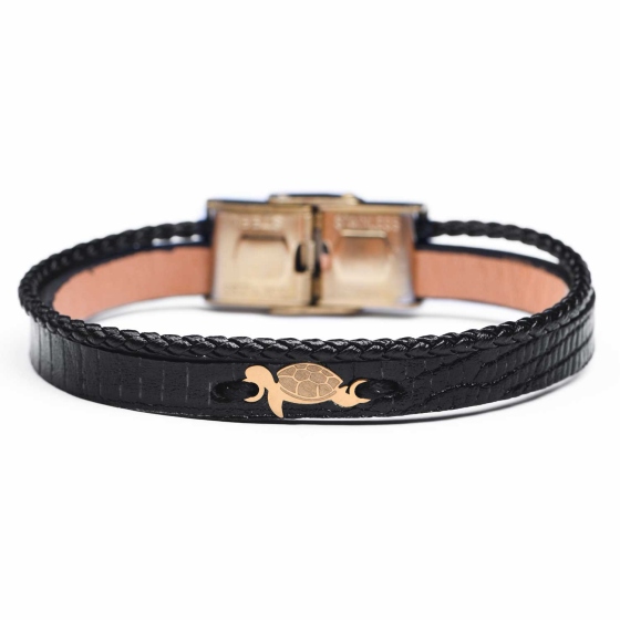 دستبند زنانه طلا طرح لاک پشت