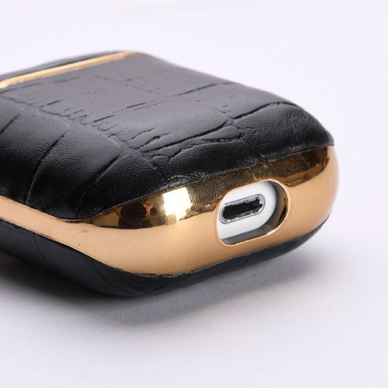 قاب ایرپاد 2 چرم مشکی کروکودیل