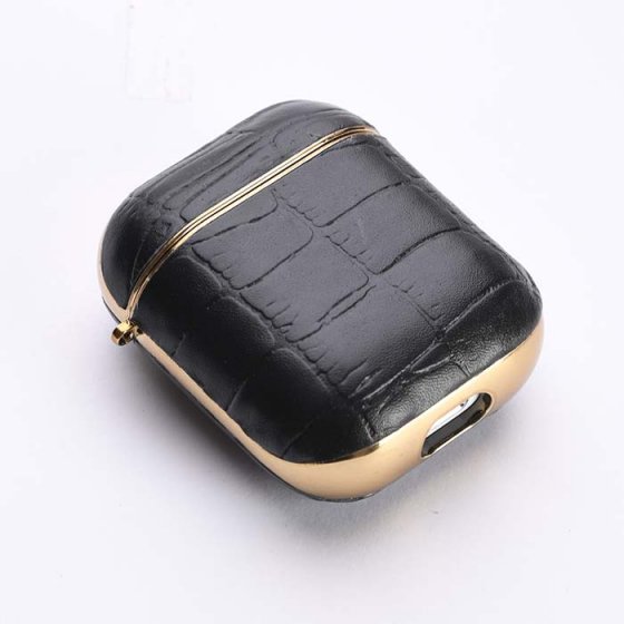 قاب ایرپاد 2 چرم مشکی کروکودیل