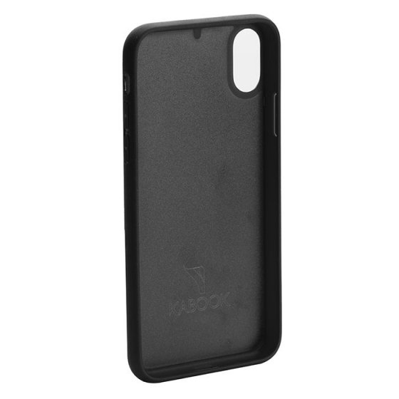 قاب موبایل آیفون XS max چرم مشکی کروکودیل